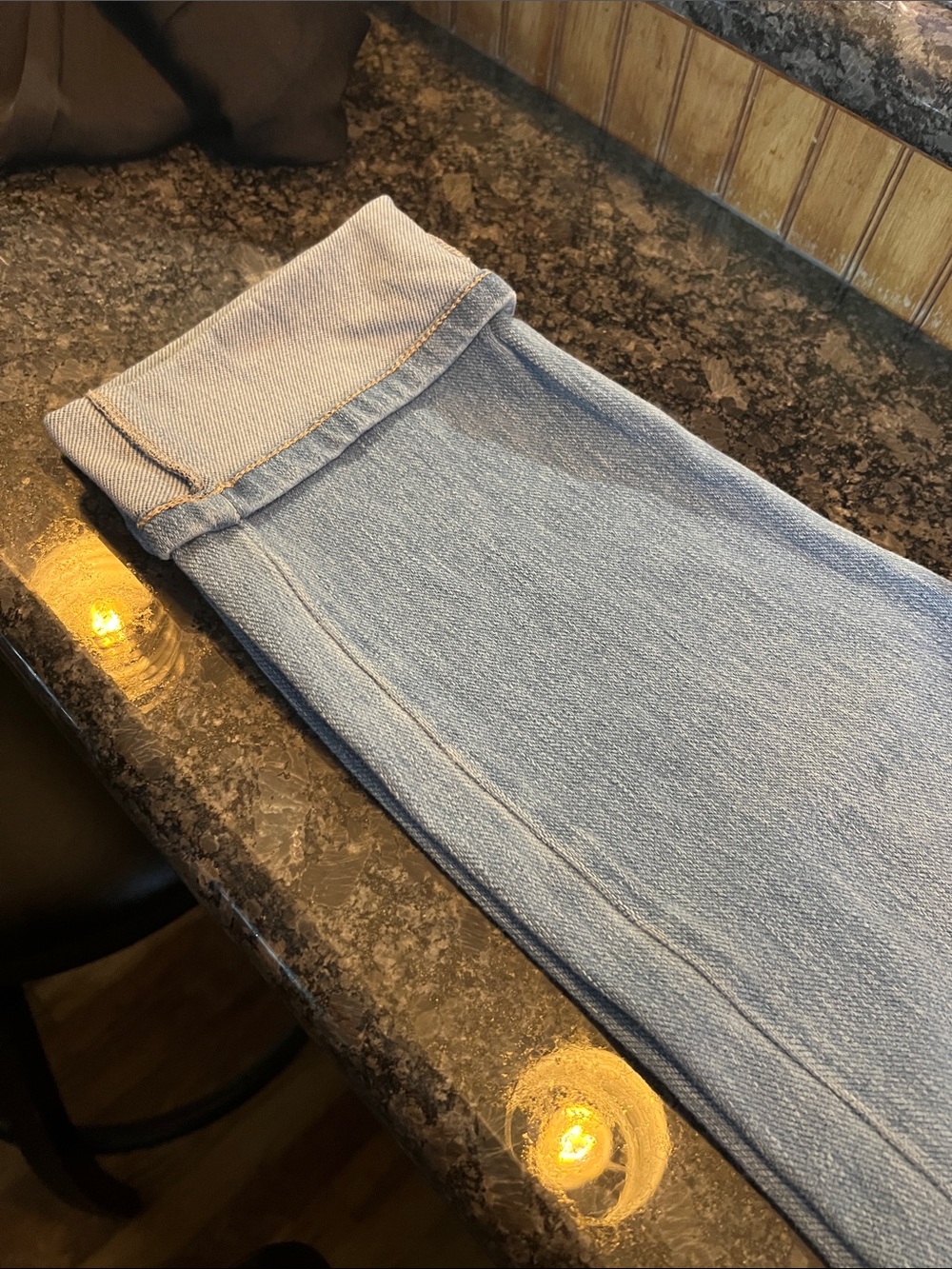 Belle by Kim Gravel Light Blue Skinny Jeans - Picture 7 of 9